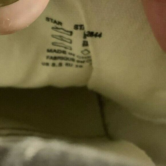 Taos Star Women's Canvas Sneakers Brown Cream Size 8.5 - Picture 6 of 6